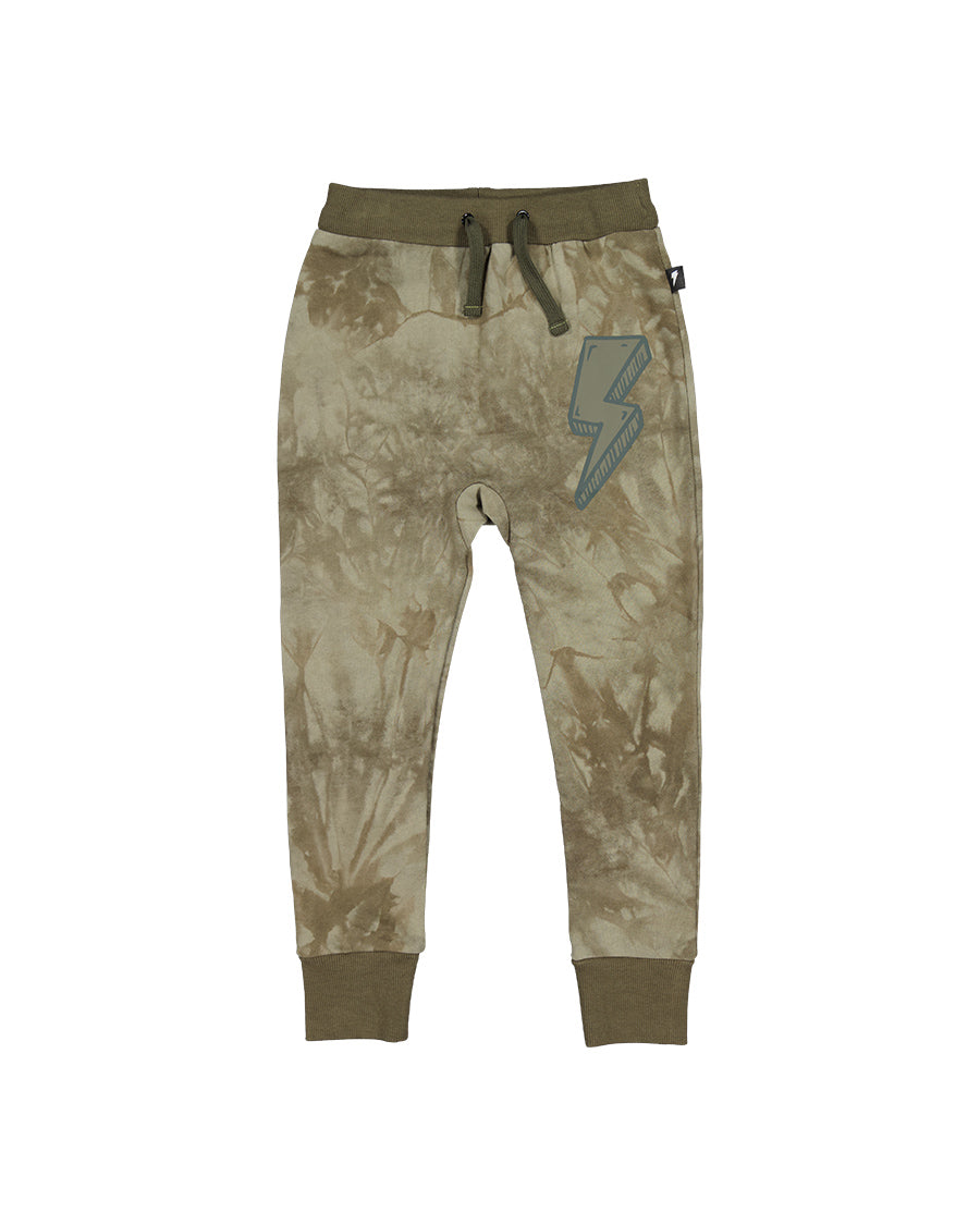 RADICOOL DUDE COMIC BOLT TIE DYE RIVER PANT