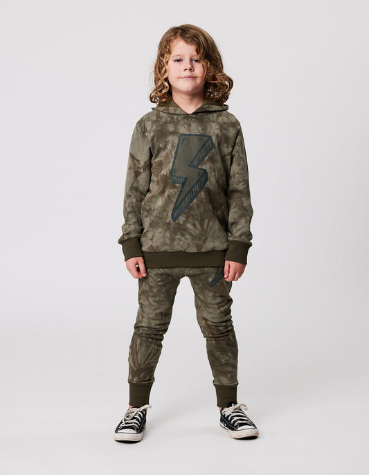 RADICOOL DUDE COMIC BOLT TIE DYE RIVER PANT