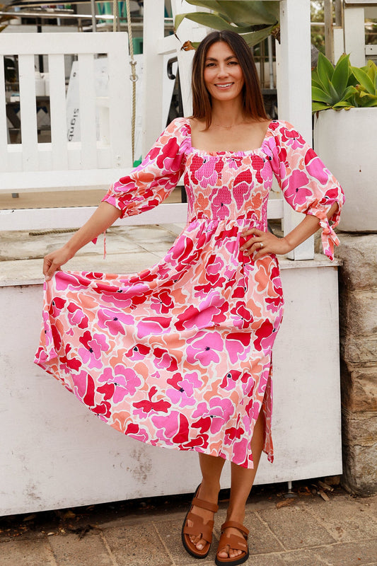 AVA & MIA AVERY MIDI DRESS