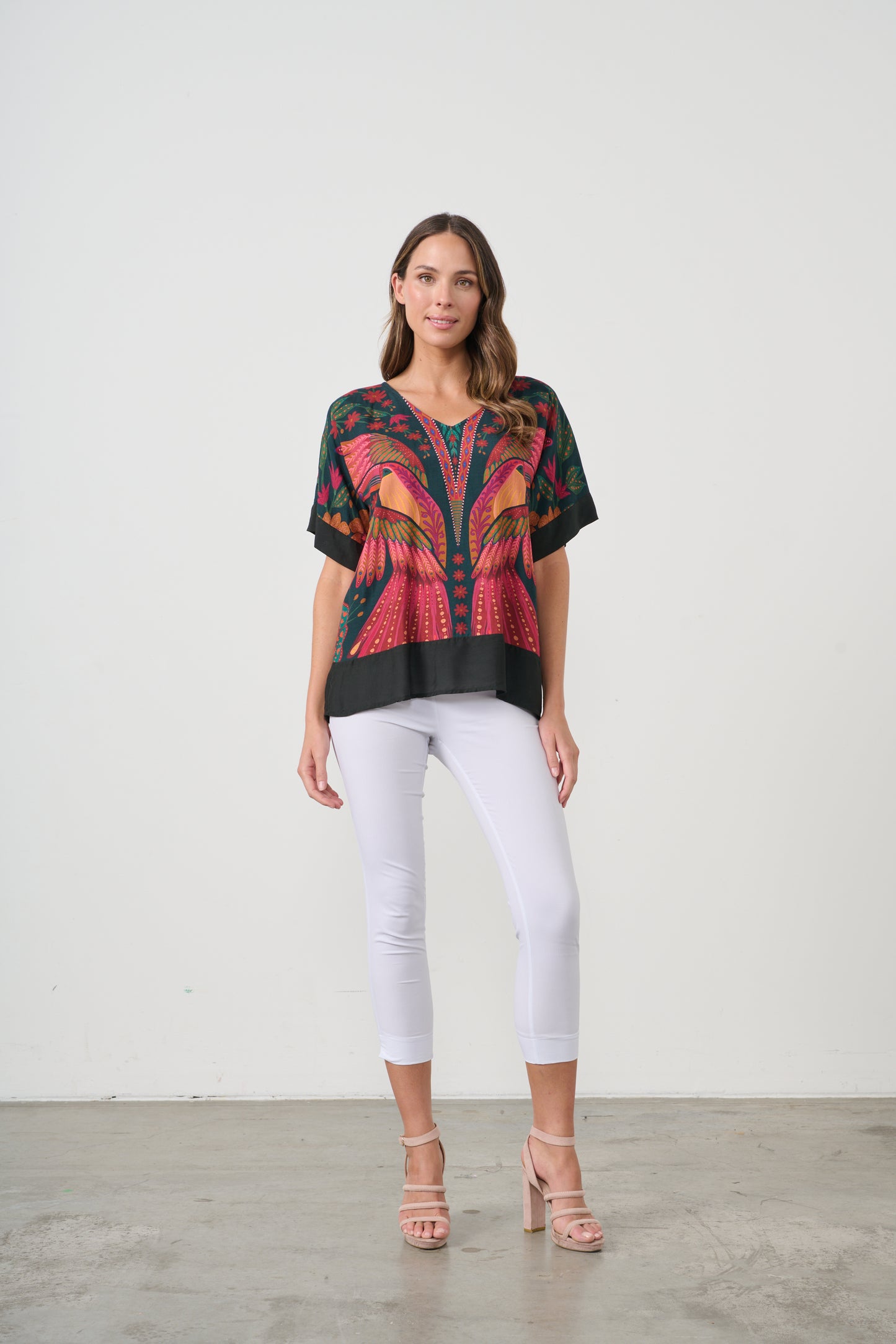 CAJU KALEIDOSCOPE TOUCAN BLOUSE