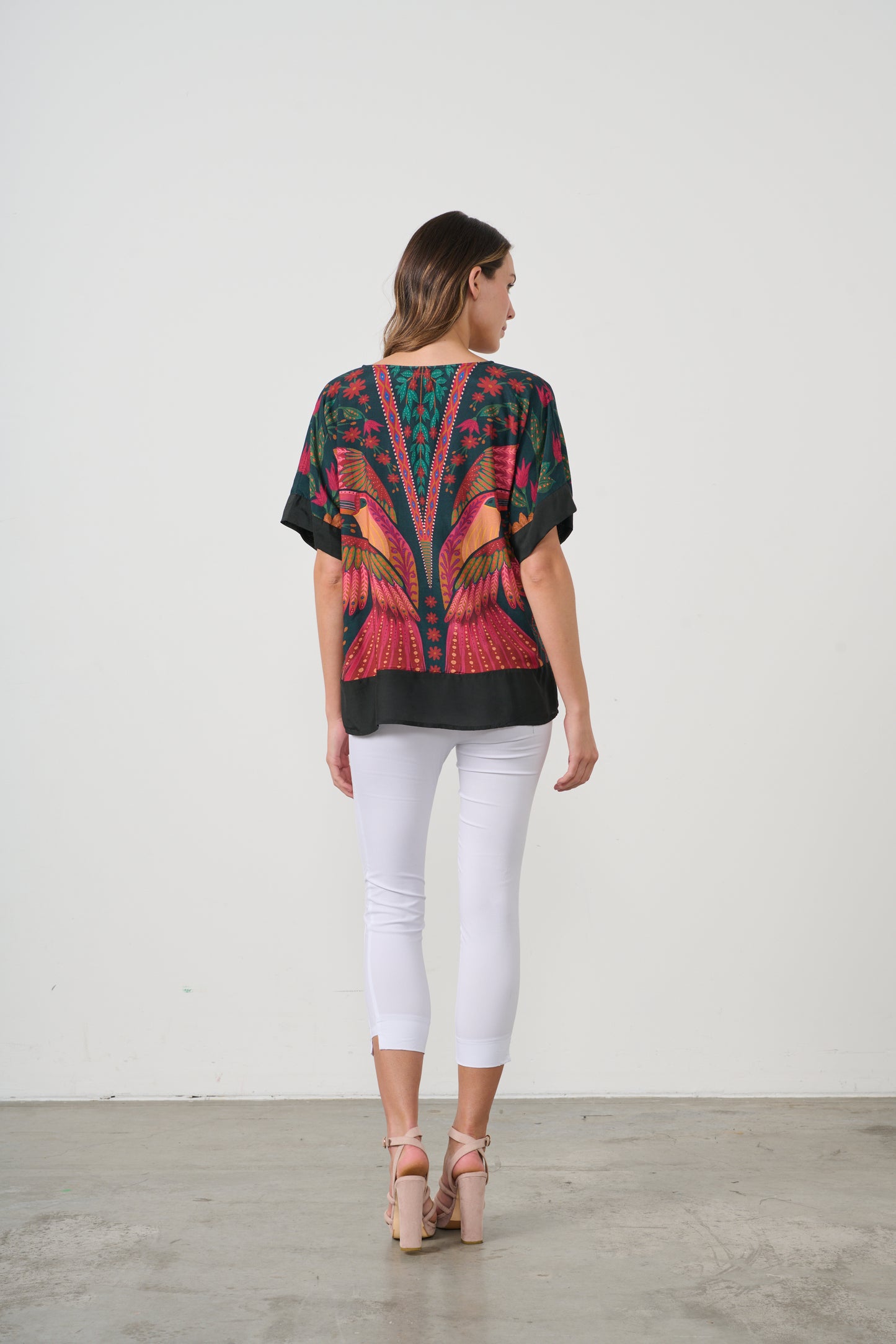 CAJU KALEIDOSCOPE TOUCAN BLOUSE