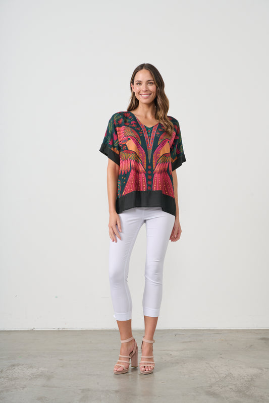 CAJU KALEIDOSCOPE TOUCAN BLOUSE