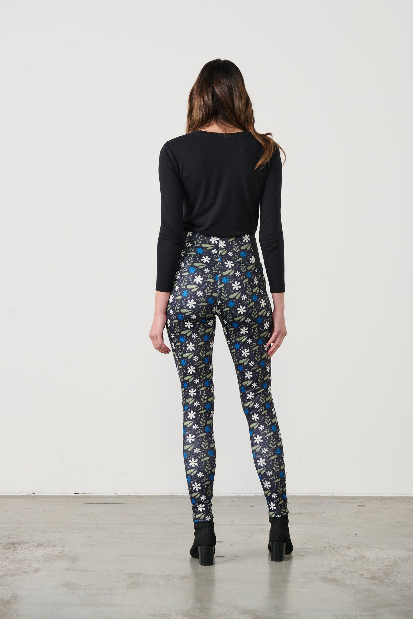 CAJU NATURE PRINT LEGGING WITH ELASTIC WAIST