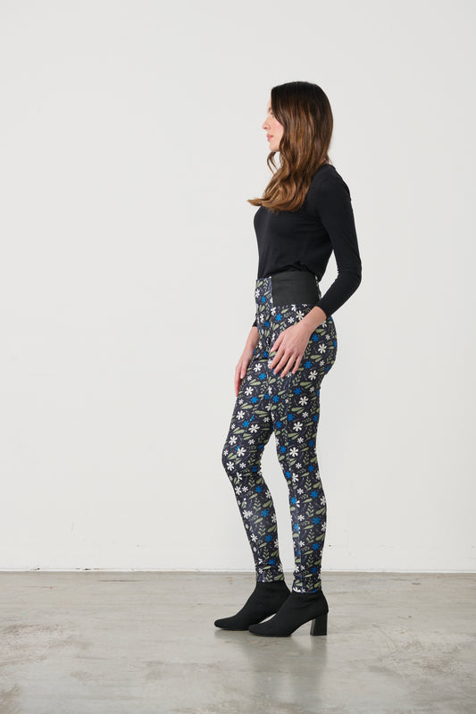 CAJU NATURE PRINT LEGGING WITH ELASTIC WAIST