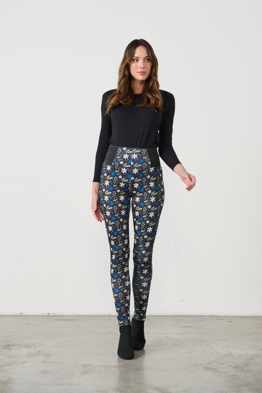 CAJU NATURE PRINT LEGGING WITH ELASTIC WAIST