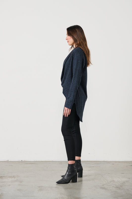 CAJU HI LO MARBLED JACKET