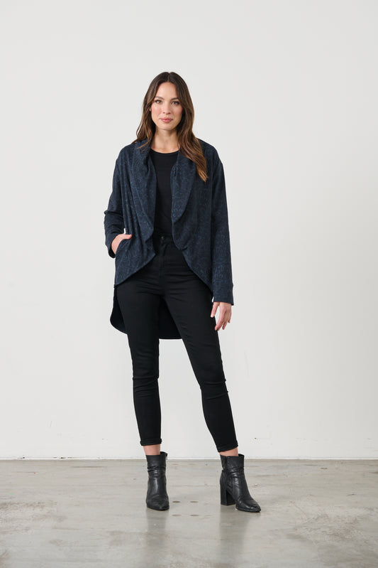 CAJU HI LO MARBLED JACKET