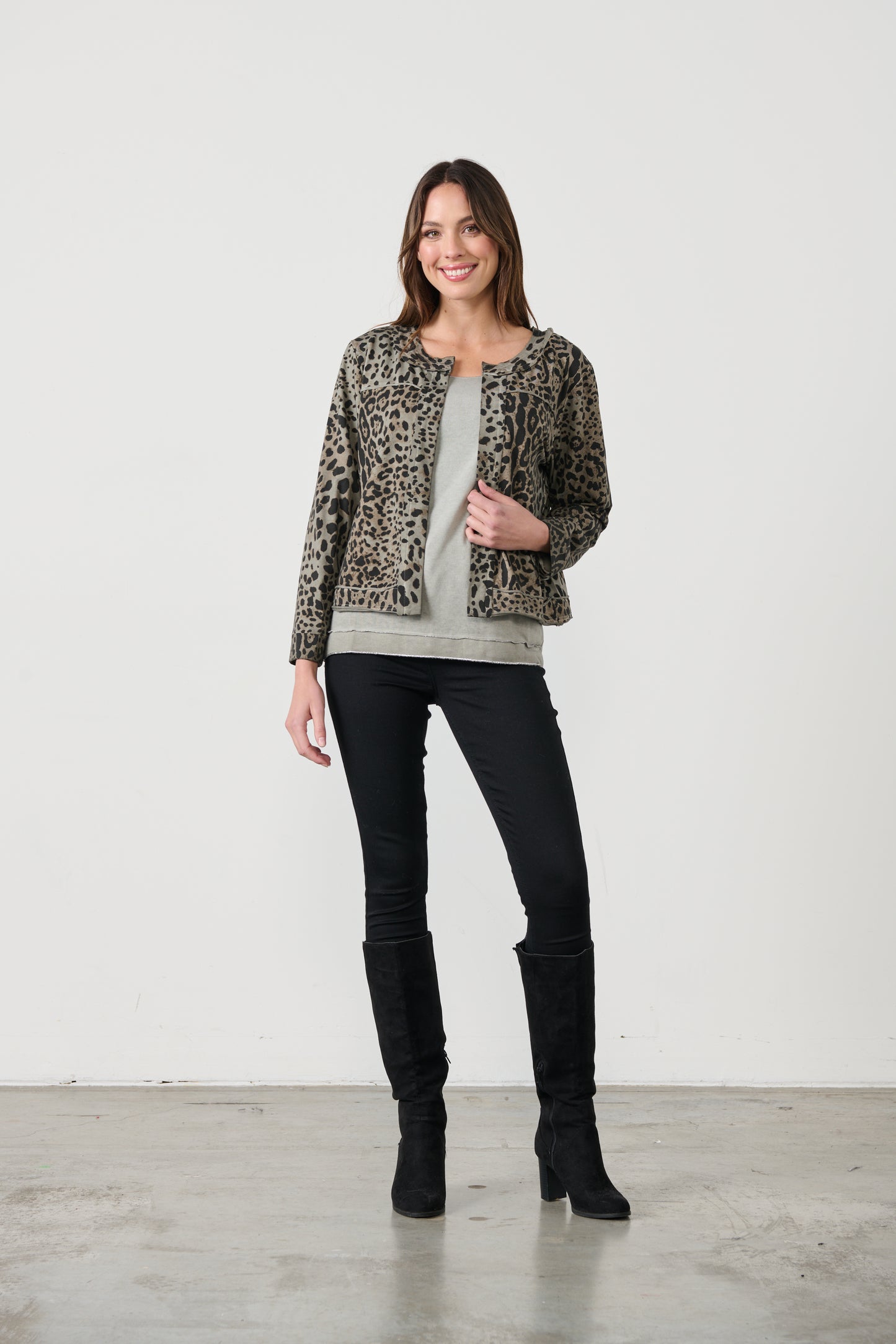 CAJU ANIMAL PRINT JACKET