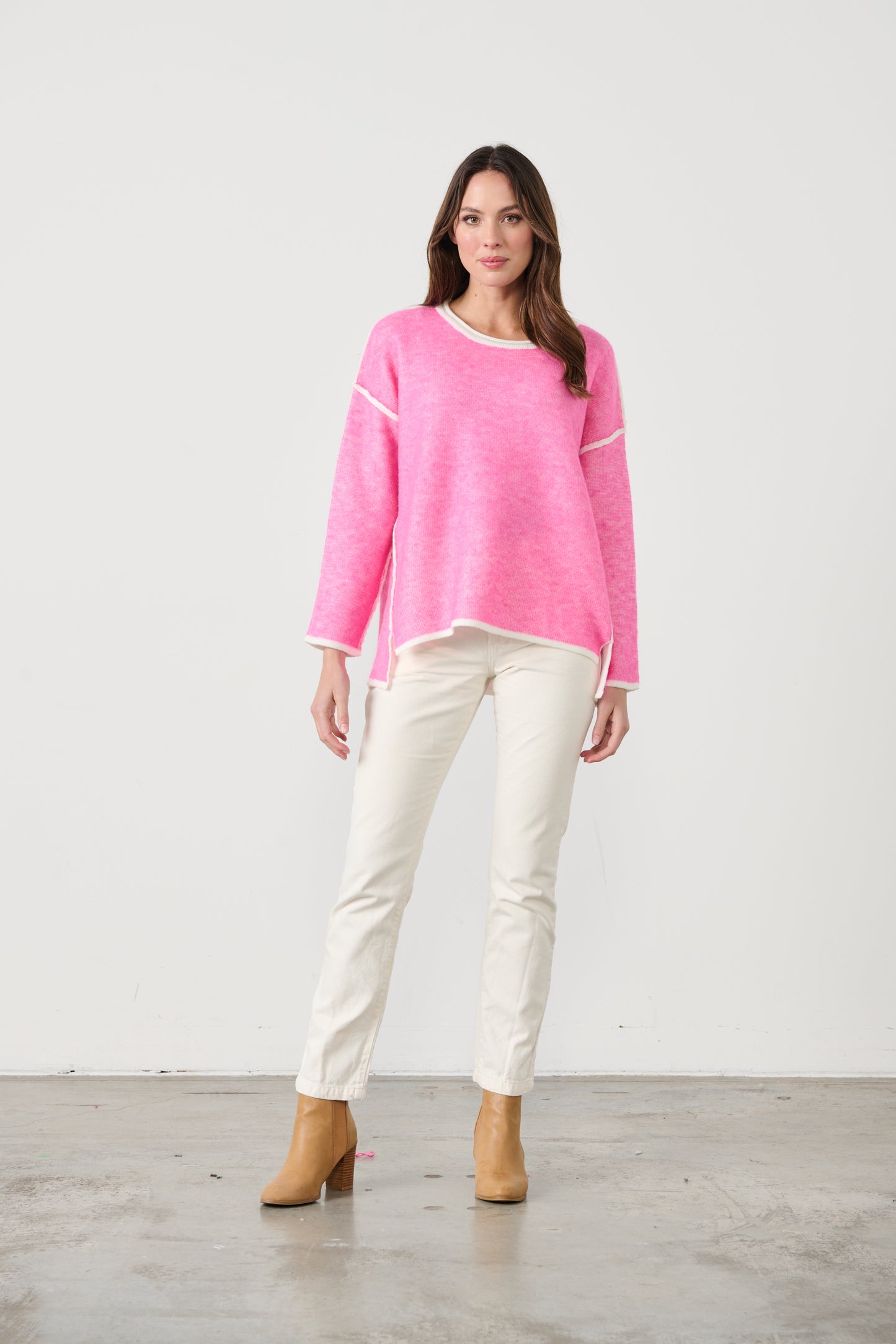 CAJU WOOL BLEND KNIT IN PINK