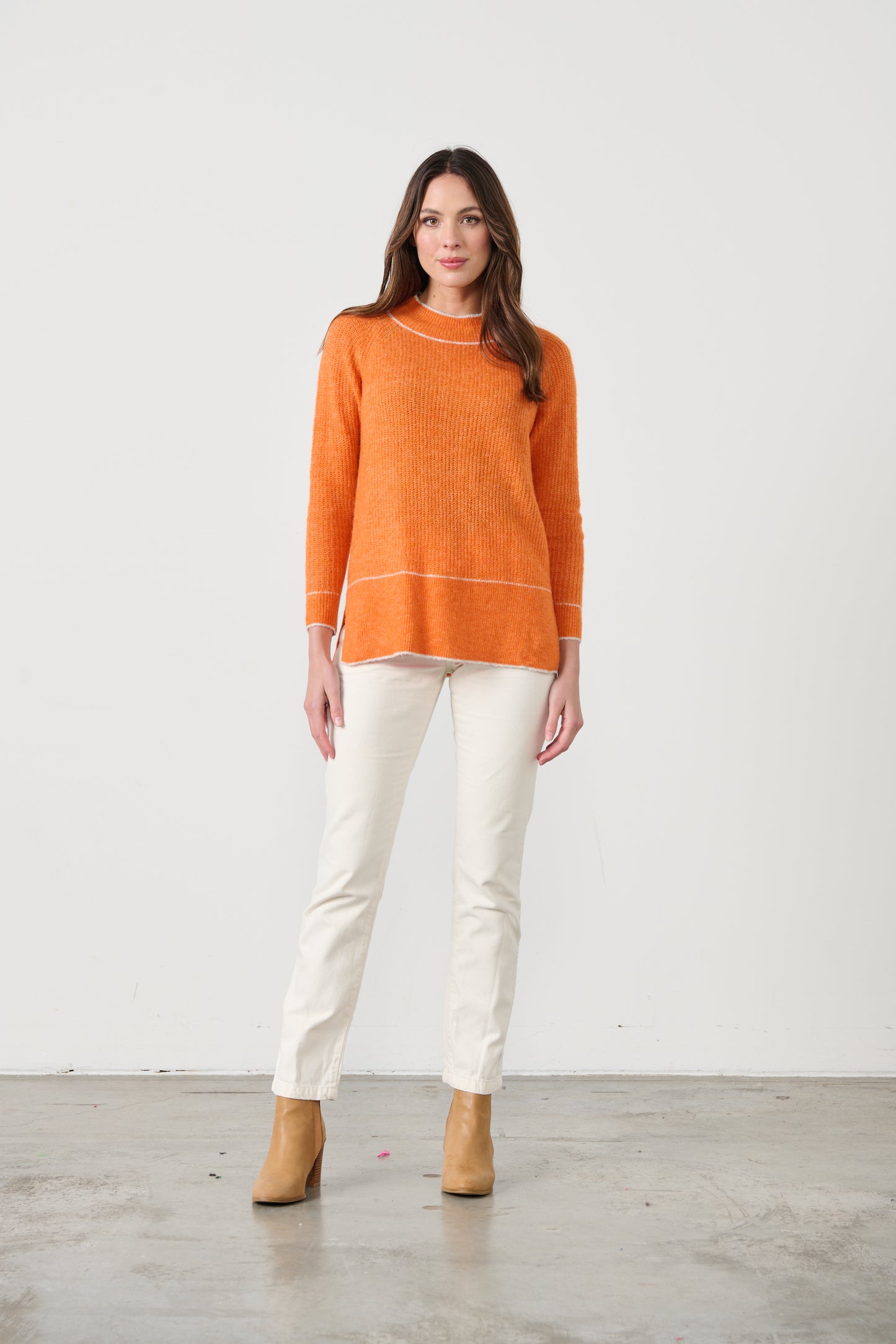 CAJU COSY KNIT IN ORANGE