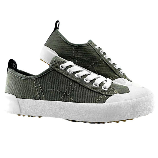 EMU HOSIER SNEAKER IN DARK OLIVE GREEN