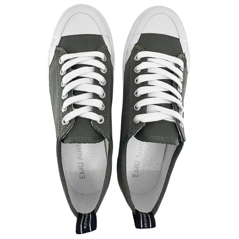EMU HOSIER SNEAKER IN DARK OLIVE GREEN