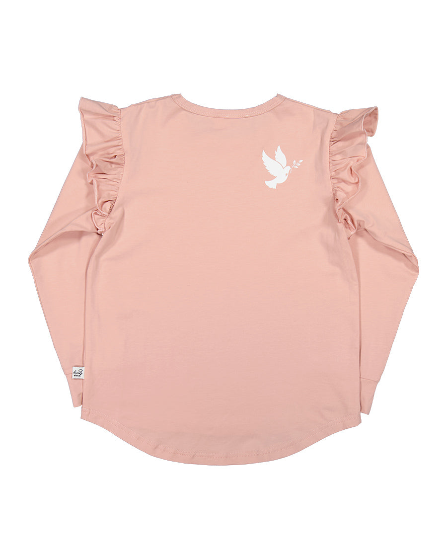 KISSED BY RADICOOL SNOW FAIRY LS FRILL TEE