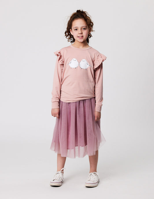 KISSED BY RADICOOL LILY SKIRT IN MAUVE