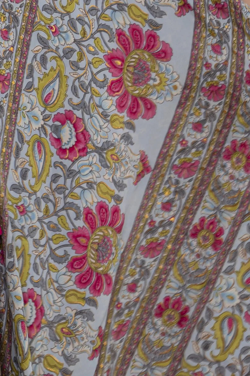 CIENNA NAOMI SILK BLEND WRAP DRESS