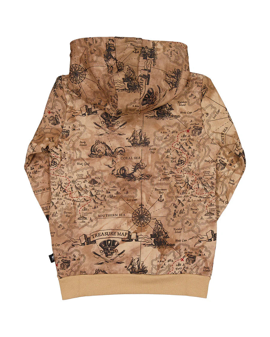RADICOOL DUDE PIRATE MAP HOOD