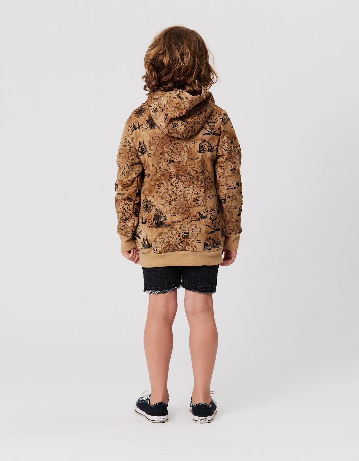 RADICOOL DUDE PIRATE MAP HOOD