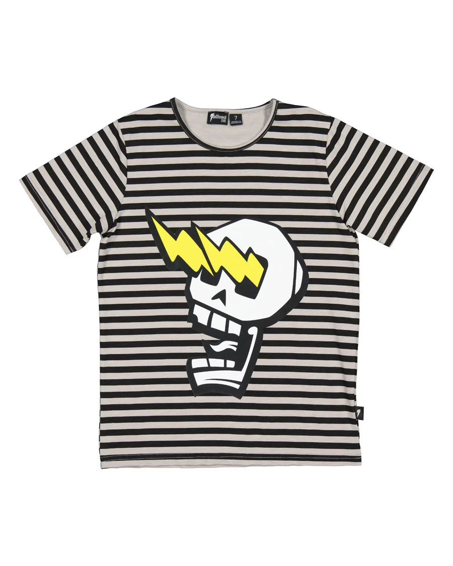 RADICOOL SKULL STRIPE TEE