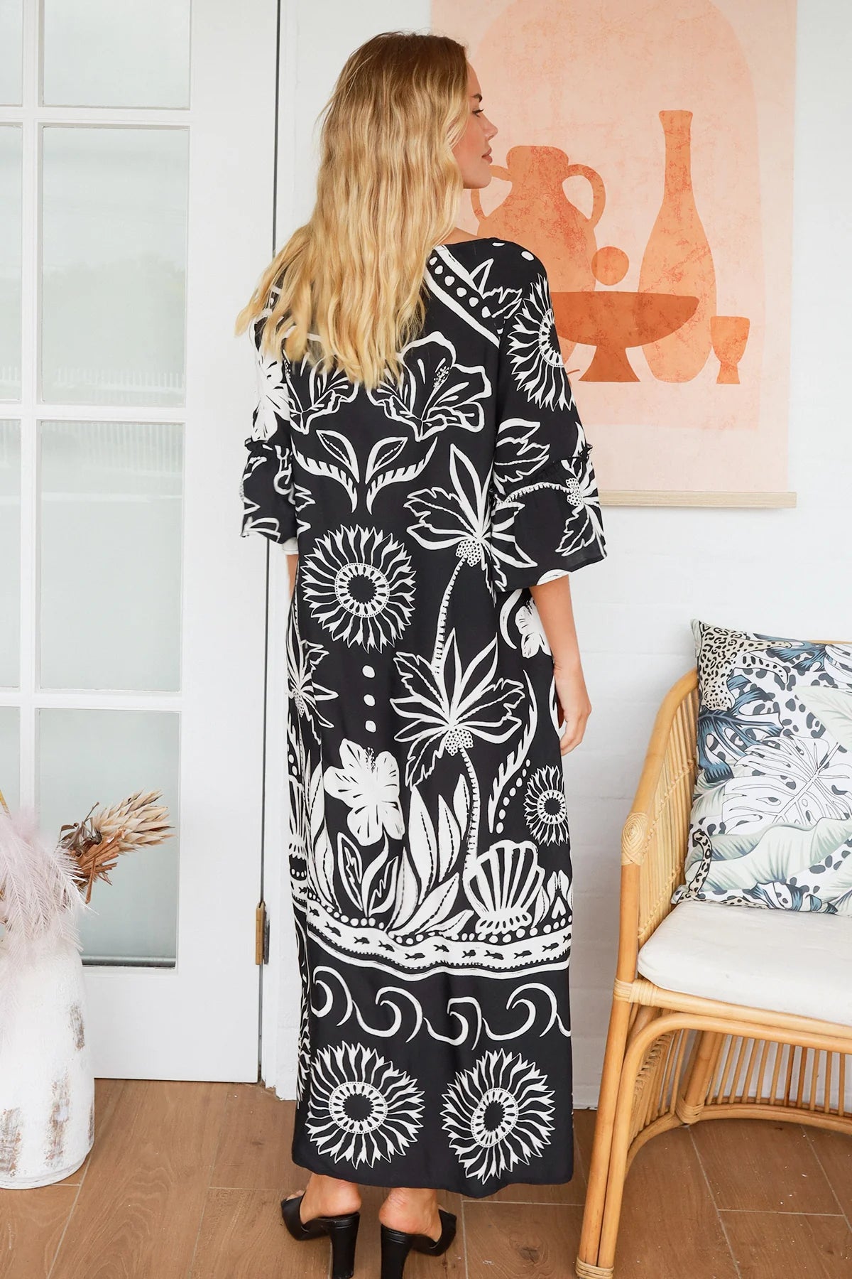 SALTY PALM ROMINA MIDI DRESS
