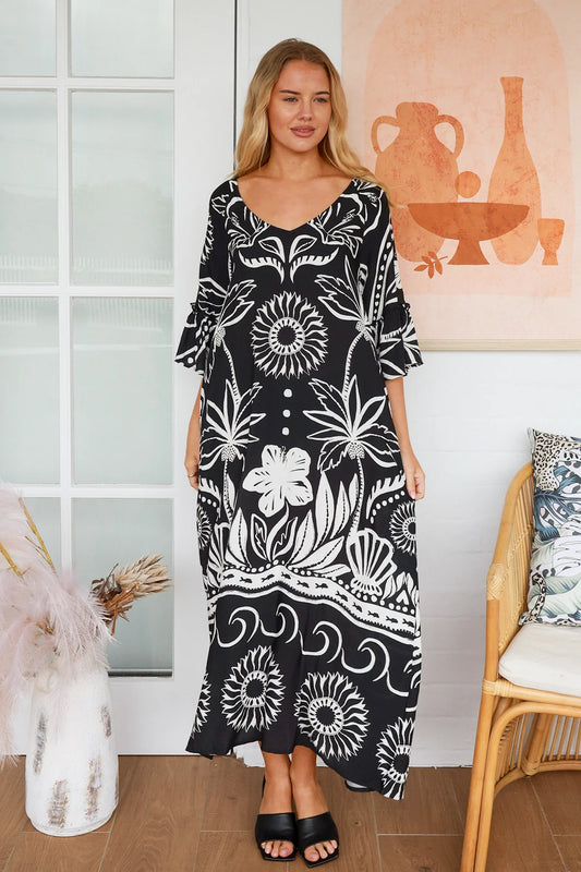 SALTY PALM ROMINA MIDI DRESS