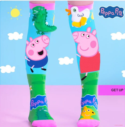 MADMIA PEPPA PIG AND GEORGE SOCKS