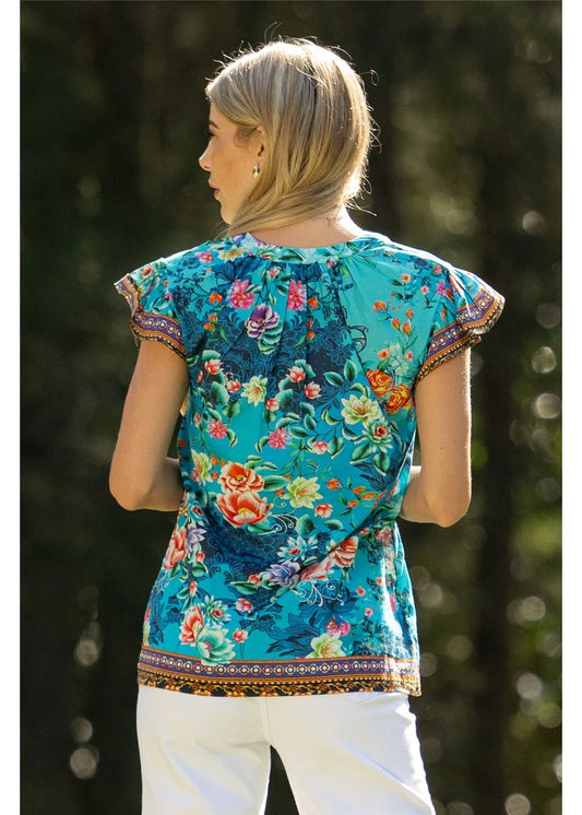 CIENNA LOTUS GARDEN SARAH TOP