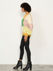 CAJU PATCHWORK JUMPER WITH SCALLOPED HEM