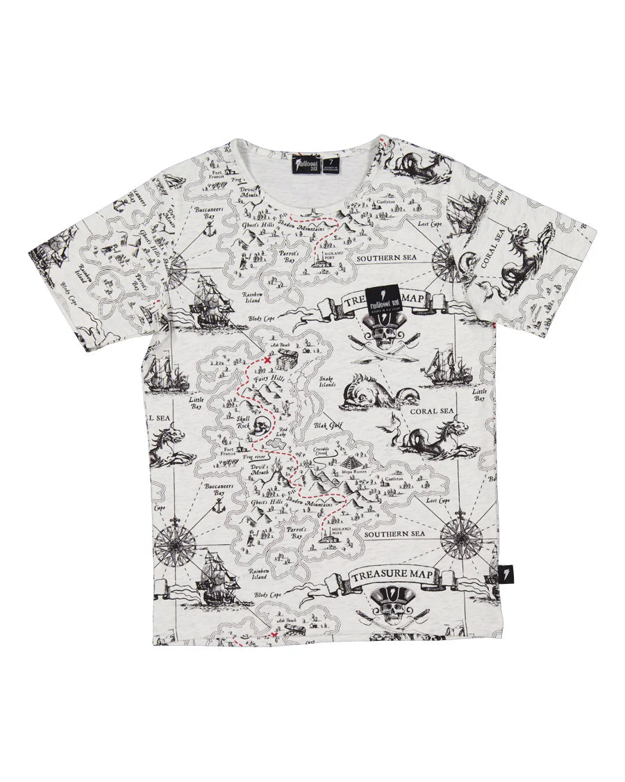 RADICOOL DUDE TREASURE MAP TEE