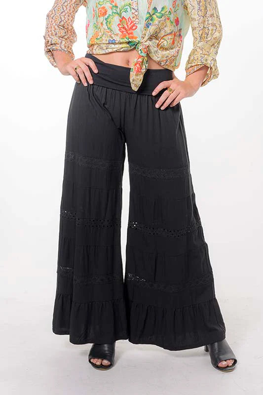 CIENNA TROPEZ PANT IN BLACK