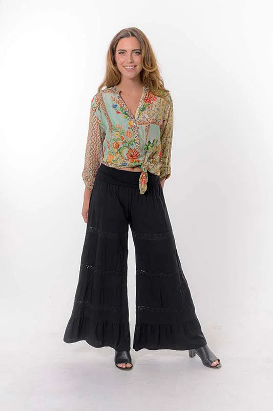 CIENNA TROPEZ PANT IN BLACK