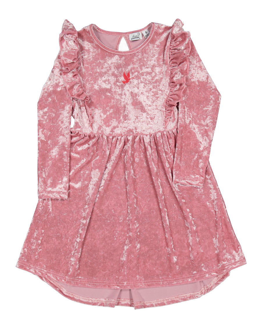 KISSED BY RADICOOL VELVET HIGH LIFE DRESS