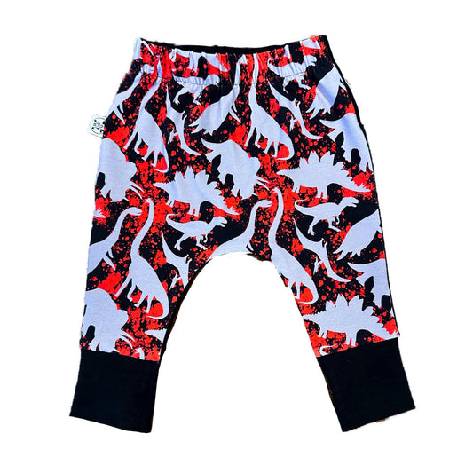 OH MY DINO SPLAT HAREM PANT