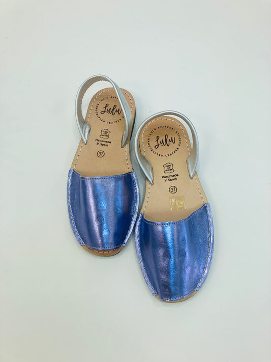 LULU AVARCAS FLAT IN SHINEY PURPLE