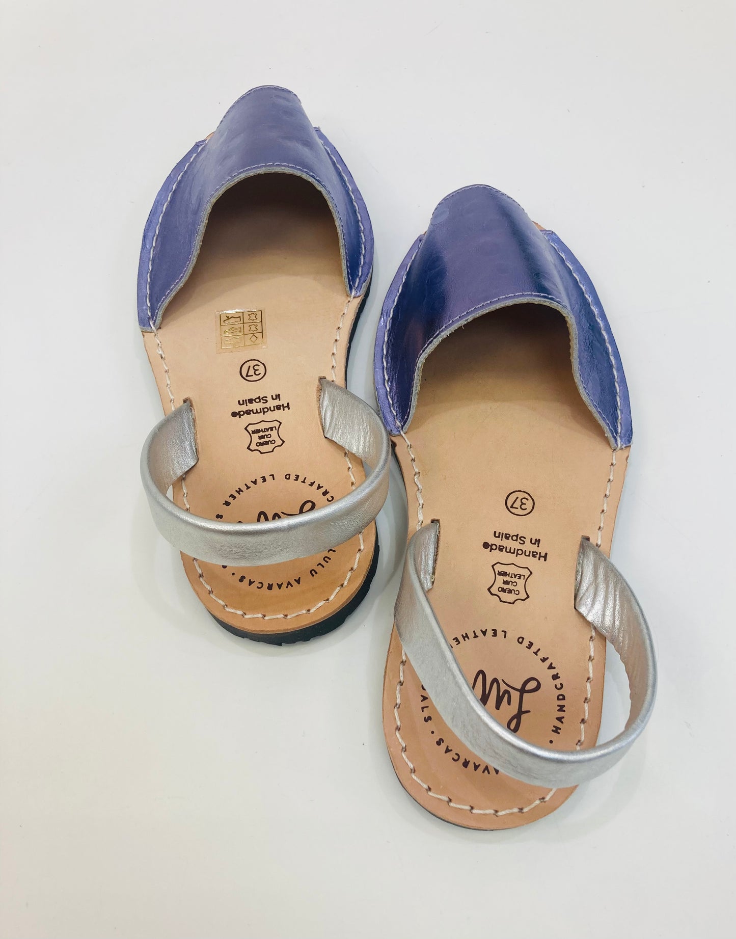 LULU AVARCAS FLAT IN SHINEY PURPLE
