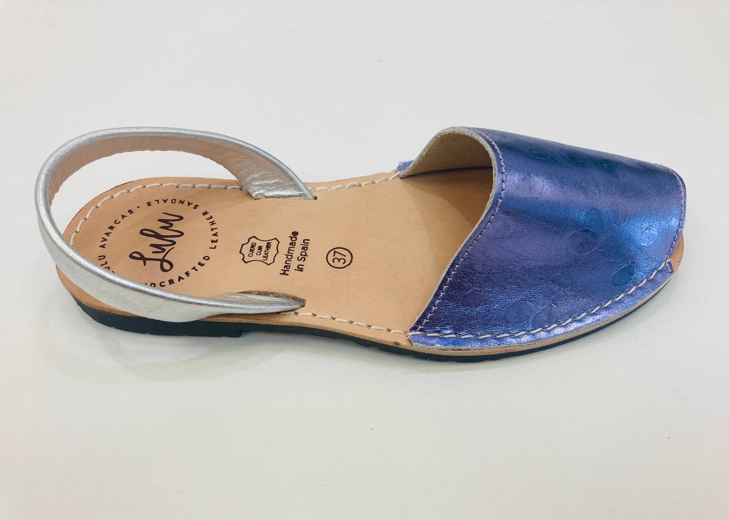 LULU AVARCAS FLAT IN SHINEY PURPLE