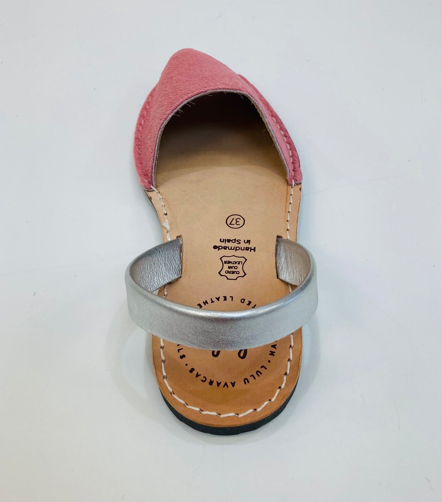 LULU AVARCAS FLAT IN PINK FUR