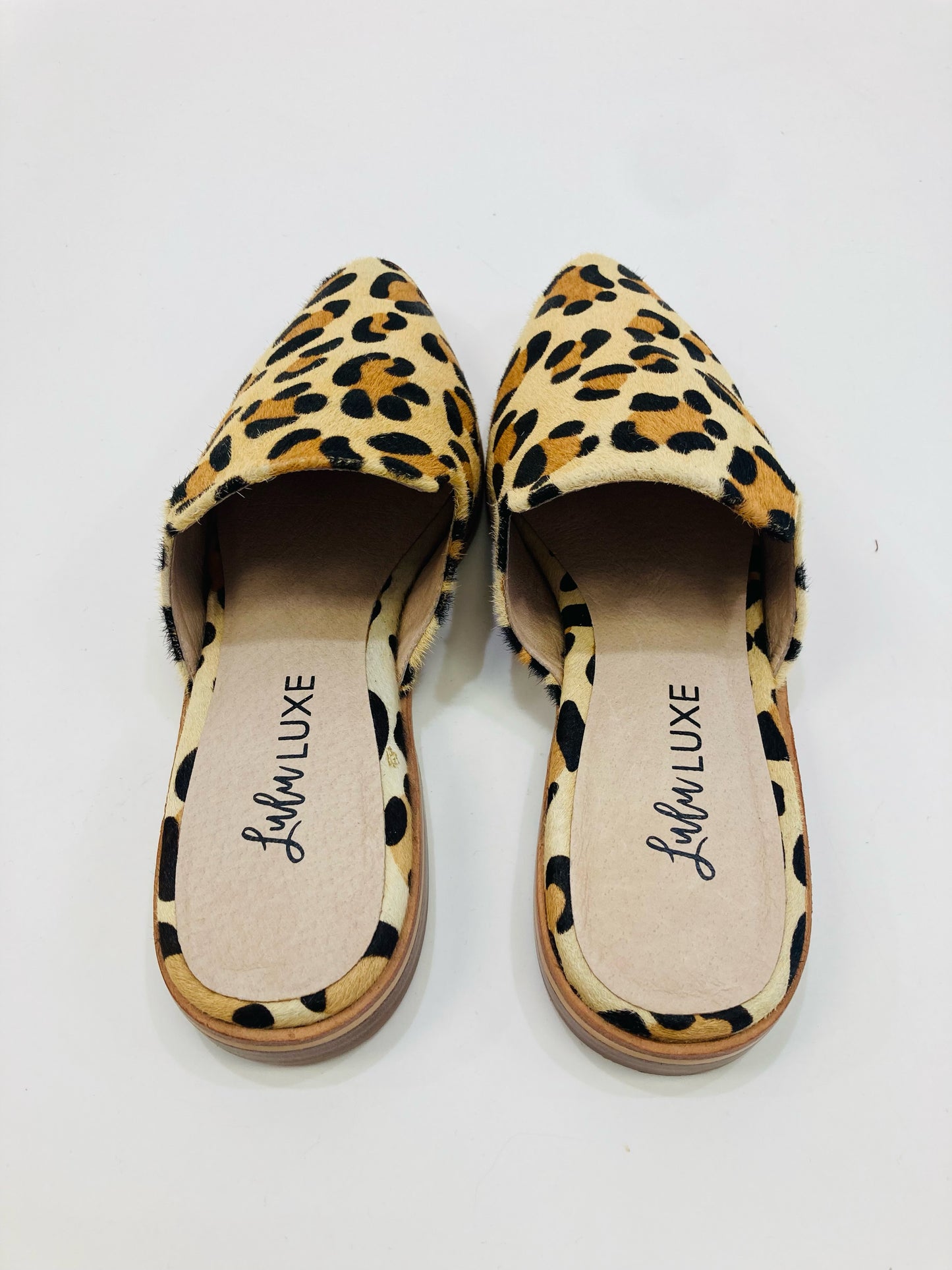 LULU LUXE SOPHIA MULE - LEOPARD