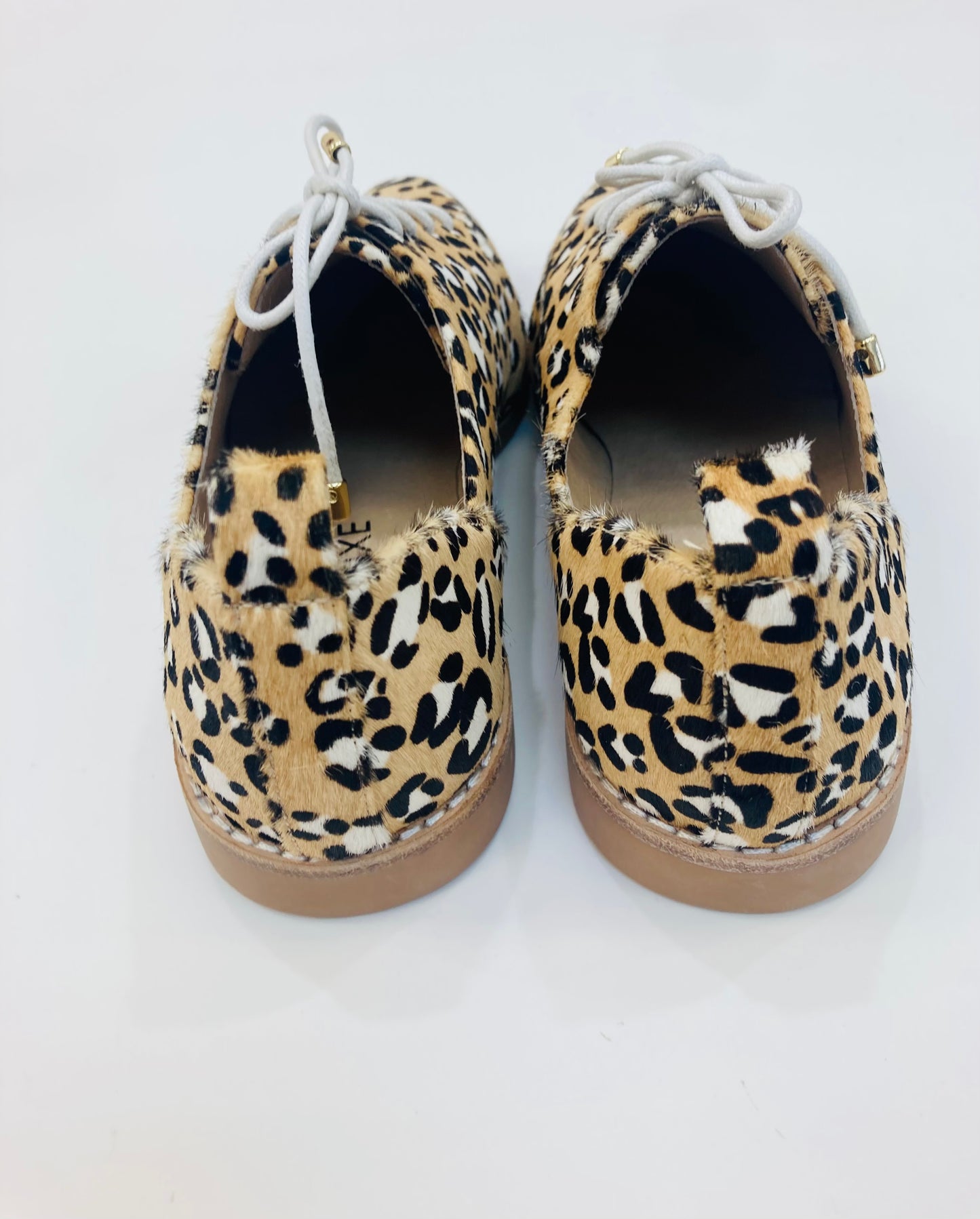 LULU LUXE MARLO BROGUE - BLUSH LEOPARD
