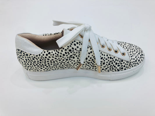 LULU LUXE SAFARI SNEAKER WHITE CHEETAH