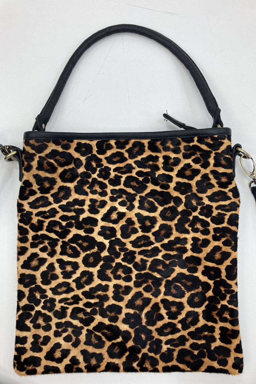 FURMOO LEOPARD LEATHER HANDBAG