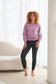 GELATU EMBOSSED COTTON SWEATER IN ORCHID