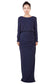 MISS ANNE NAVY FULL LENGTH OCCASION DRESS