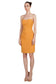 MISS ANNE MUSTARD COCKTAIL DRESS