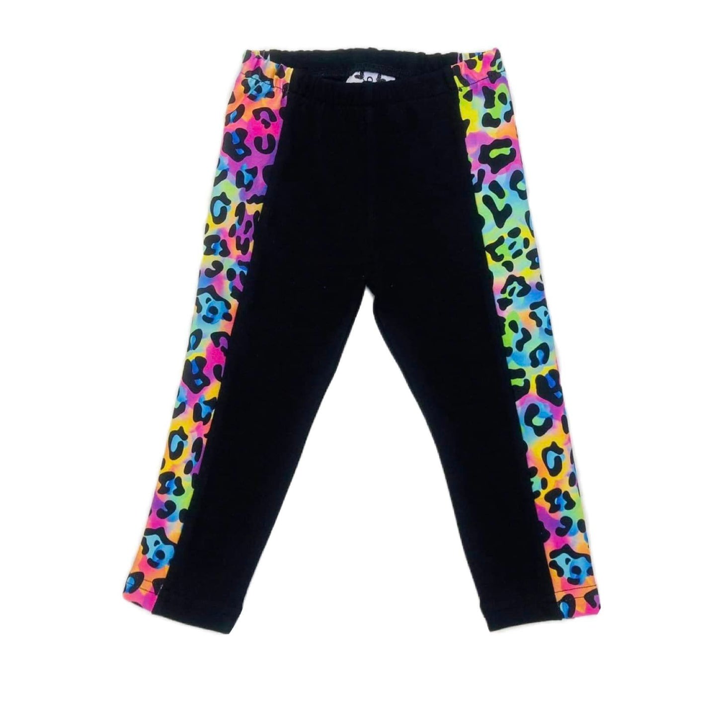 OH MY COLOURFUL LEOPARD SIDE LEGGINGS
