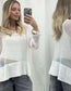 PINK DIAMOND LAYERING TOP IN WHITE