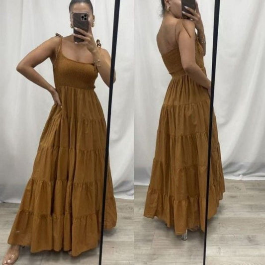 PINK DIAMOND TOFFEE MAXI DRESS