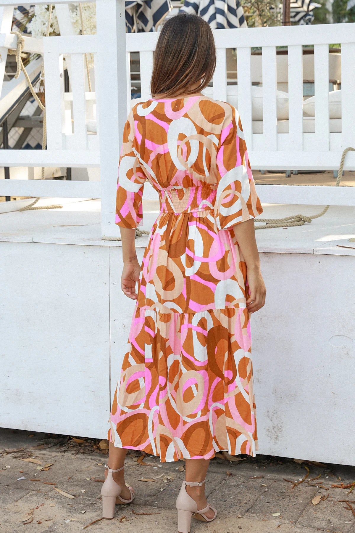 AVA & MIA TIFFANY MIDI DRESS