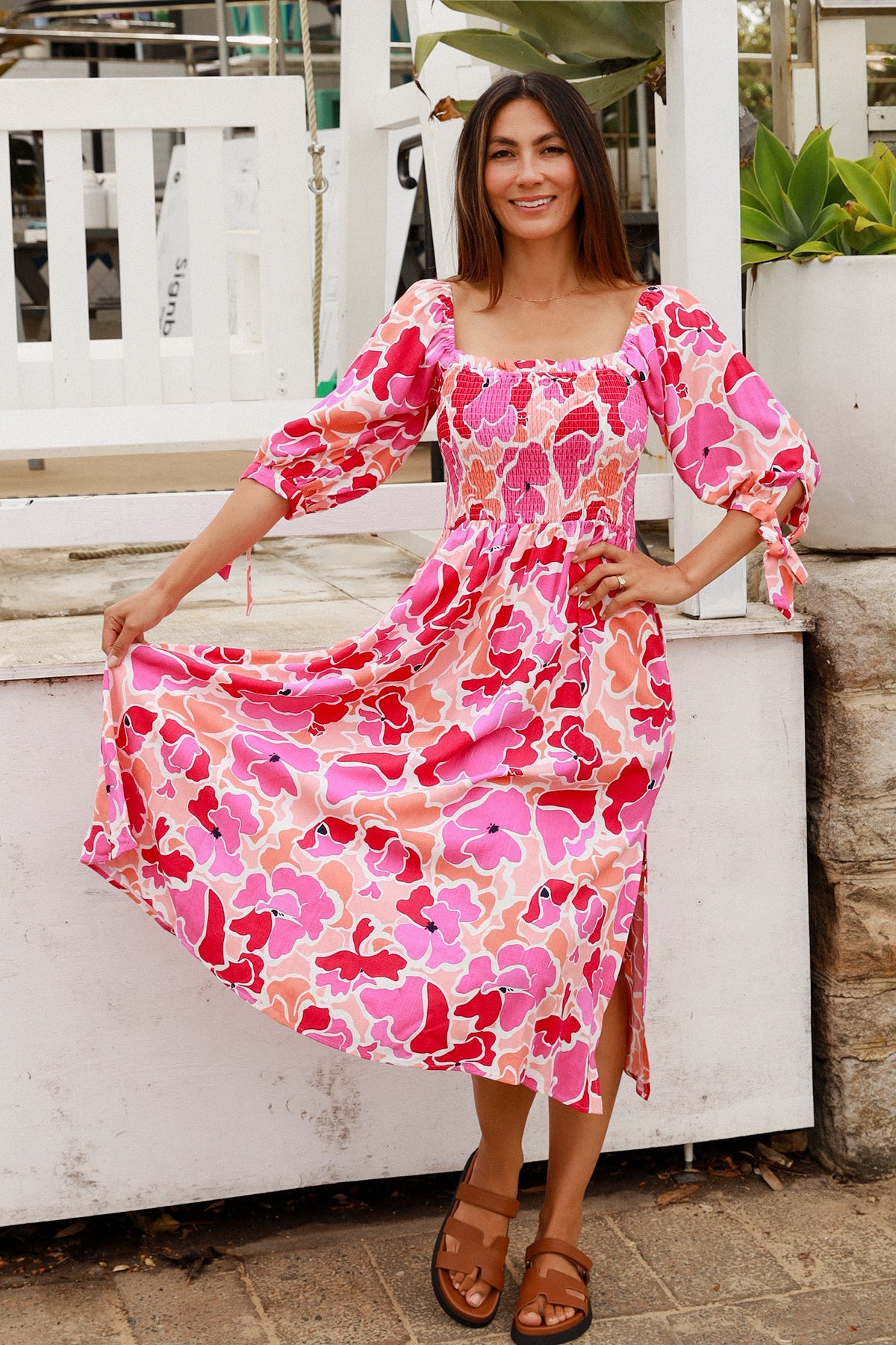 AVA & MIA AVERY MIDI DRESS