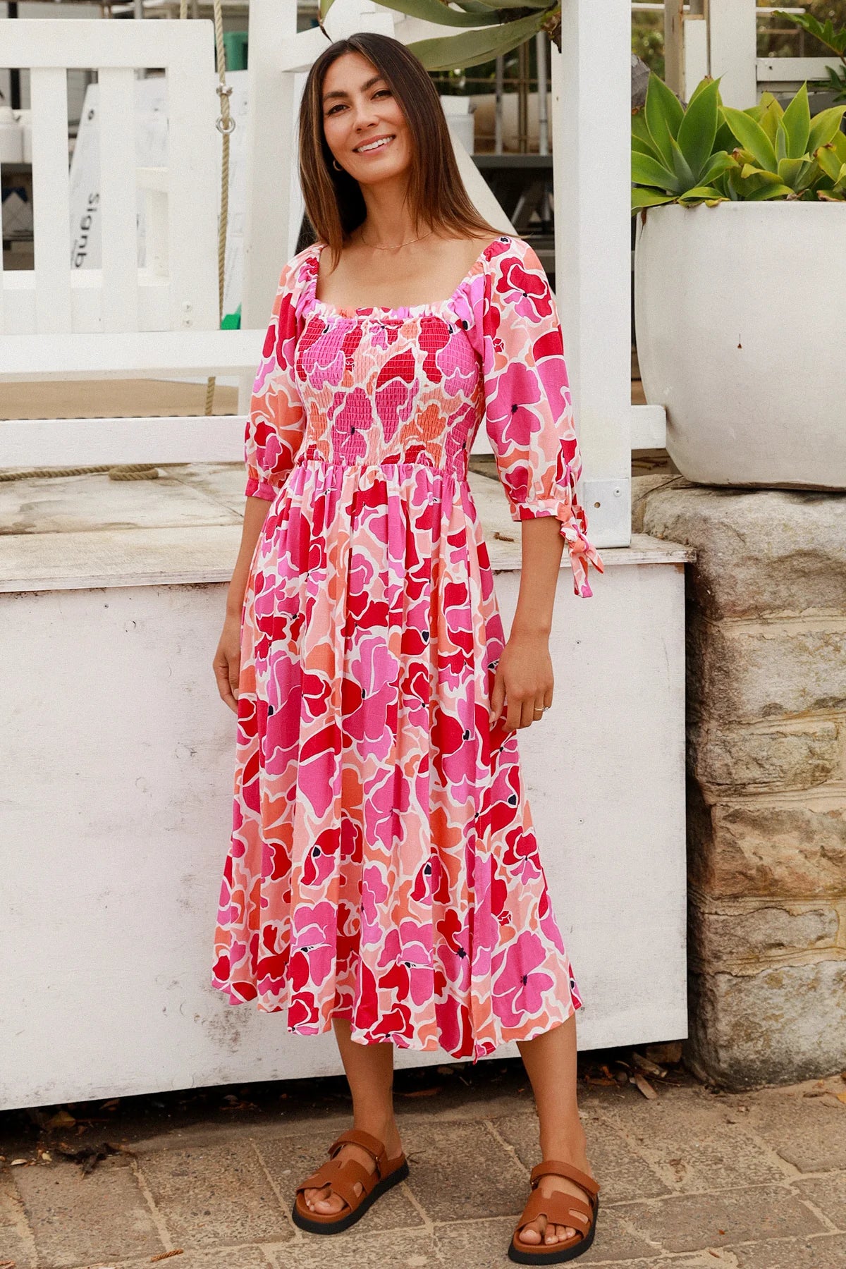 AVA & MIA AVERY MIDI DRESS