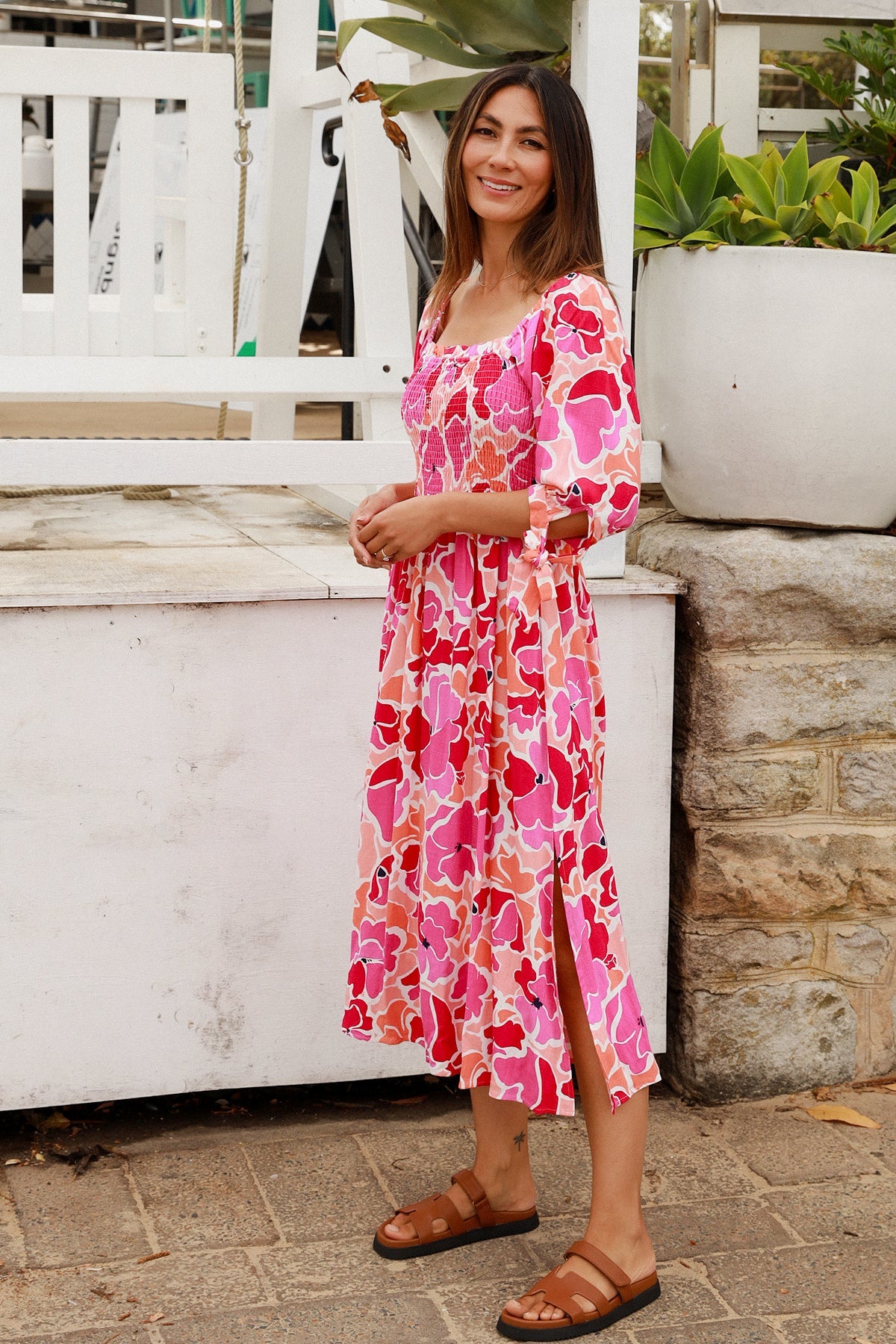 AVA & MIA AVERY MIDI DRESS